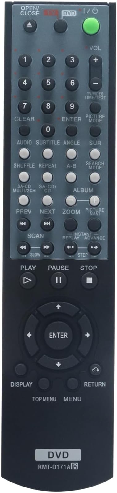 RMT-D171A Replaced Remote for Sony CD DVD Player DVP-NS575 DVP-NS575P DVP-NS575