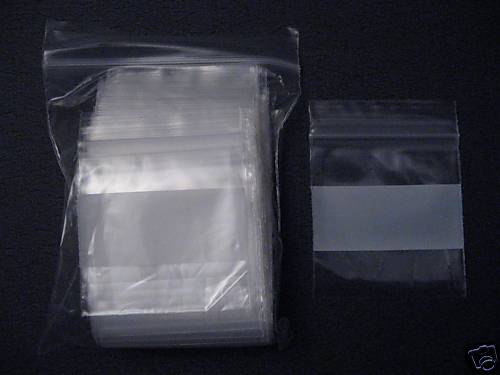 100 Body Jewelry Ziploc Bags 2x2 2mil ziplock zip lock