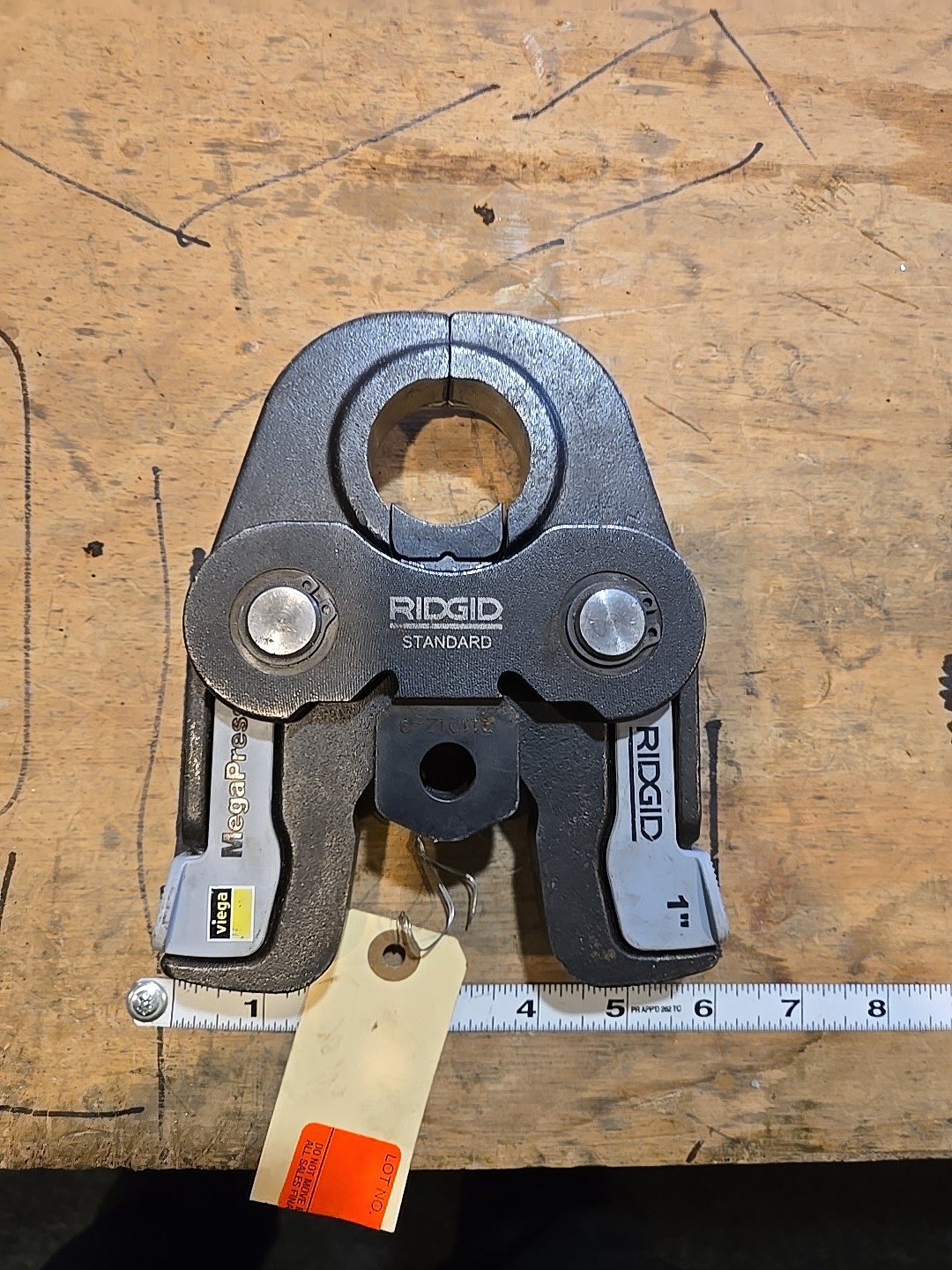 1" Ridgid Mega Press Jaw