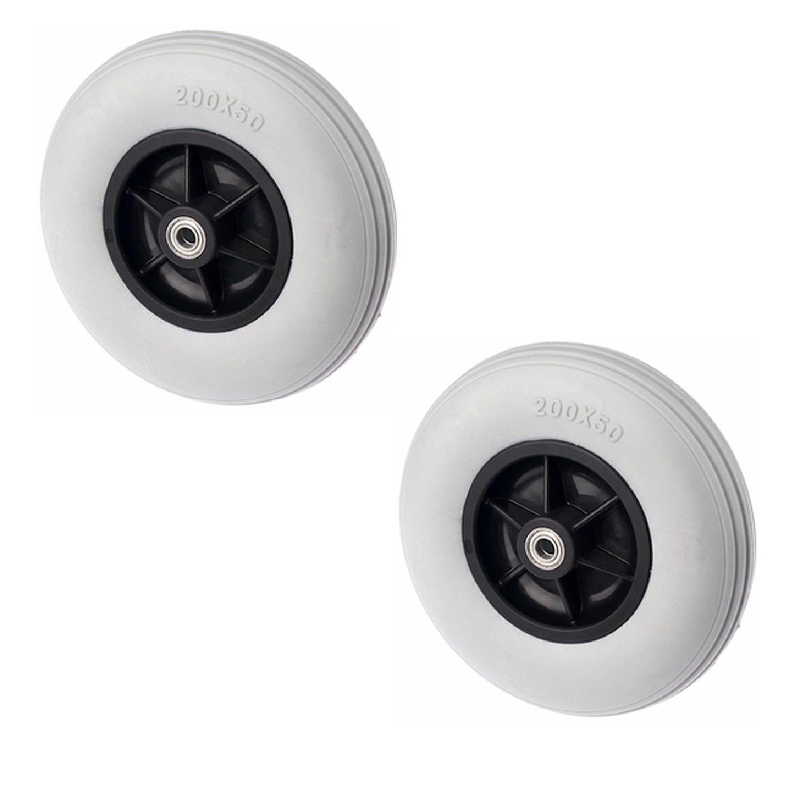 8x2 200x50 Rear Caster Wheels Assembly for Jazzy and Jet Wheelchairs