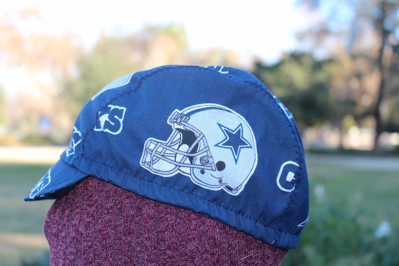 Cycling cap COWBOY HANDMADE  one size 100% COTTON