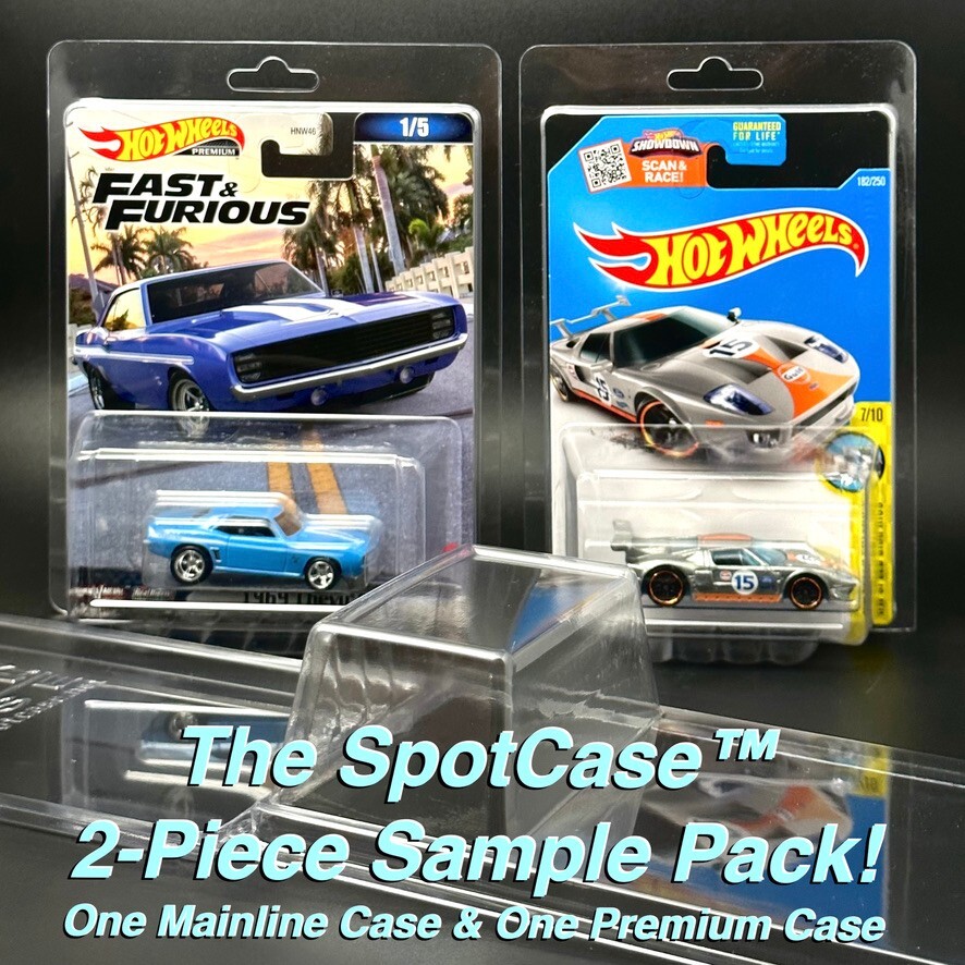 SpotCase™ 2-PIECE SAMPLE-PACK 1 Standard & 1 Premium Protector Case SHIPS FREE!