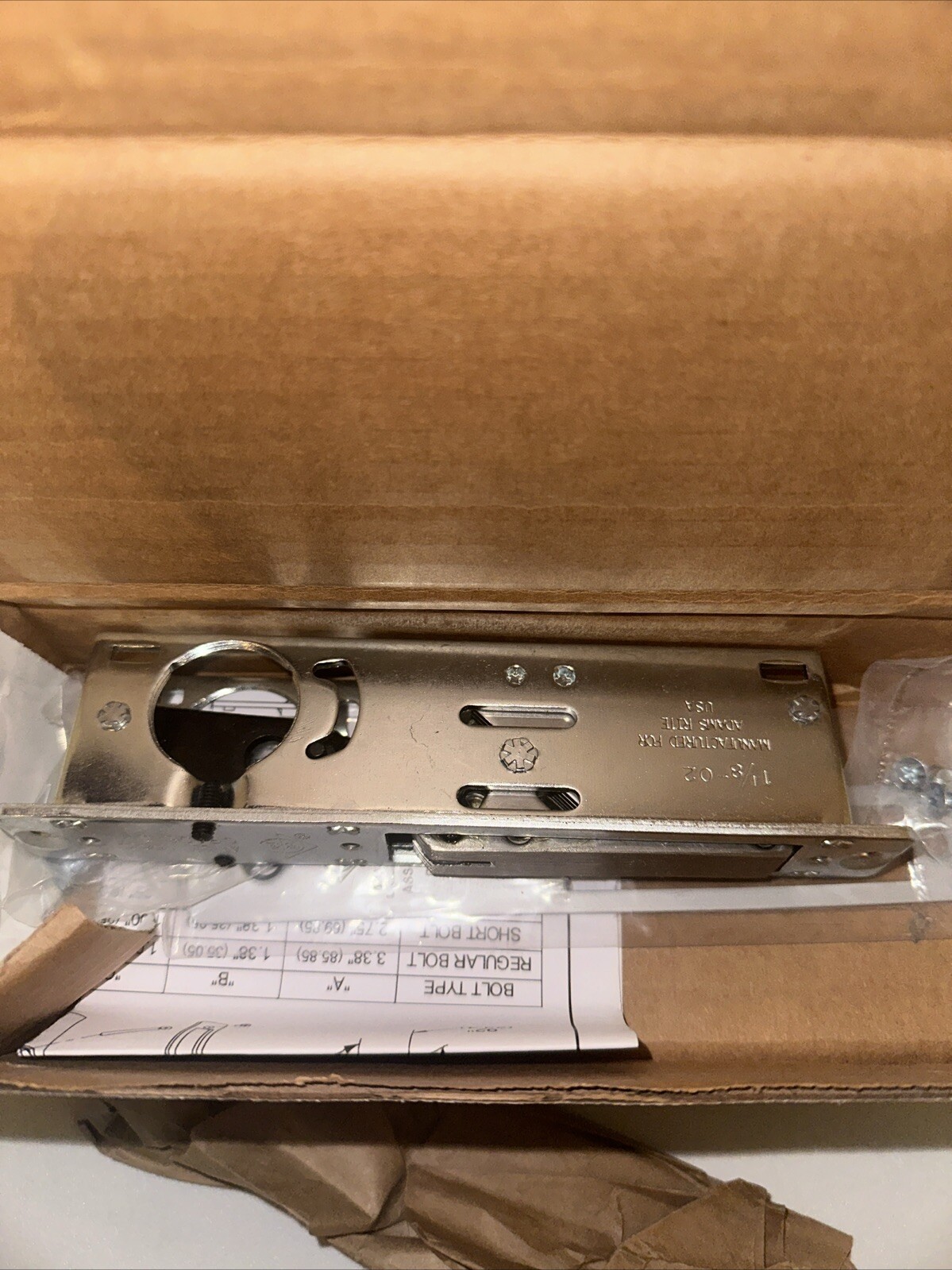 ASSA ABLOY Adams Rite MS1850S-310-628 Deadlbolt. New!