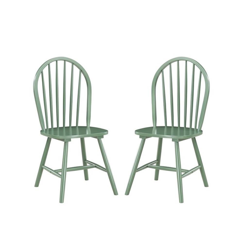 Boraam Carolina 6pc Rubberwood Dining Set - Equestrian Green