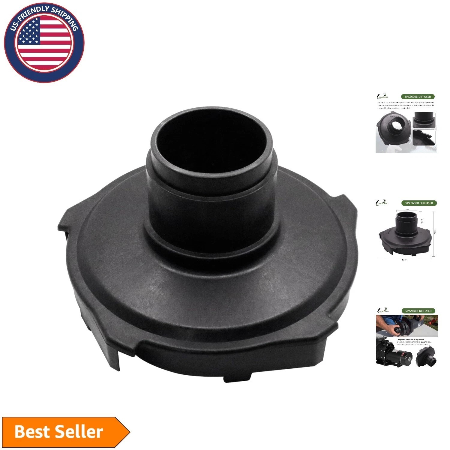 Hayward Super II & Super Pump Diffuser Replacement — Model Compatibility Incl...