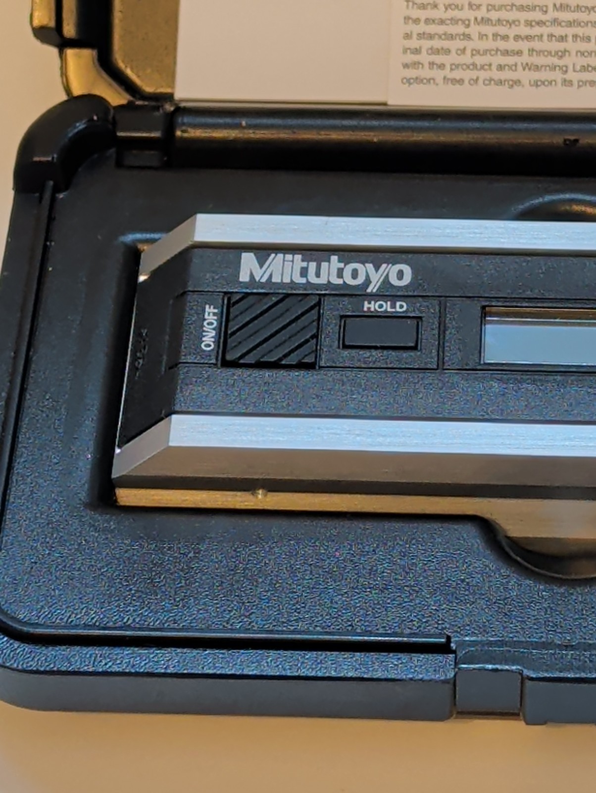 Mitutoyo 950-317 Digital Protractor Pro 360 with Case and Instructions Excellent