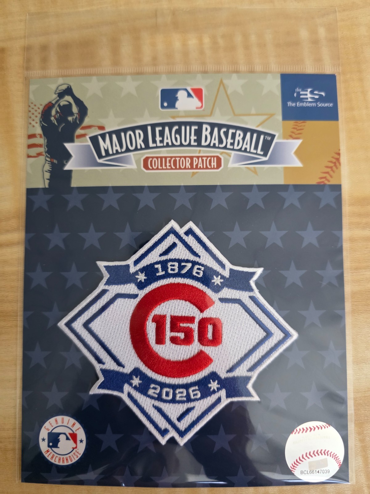 OFFICIAL 2026 Chicago Cubs 150th Anniversary Patch 150 Season Patch