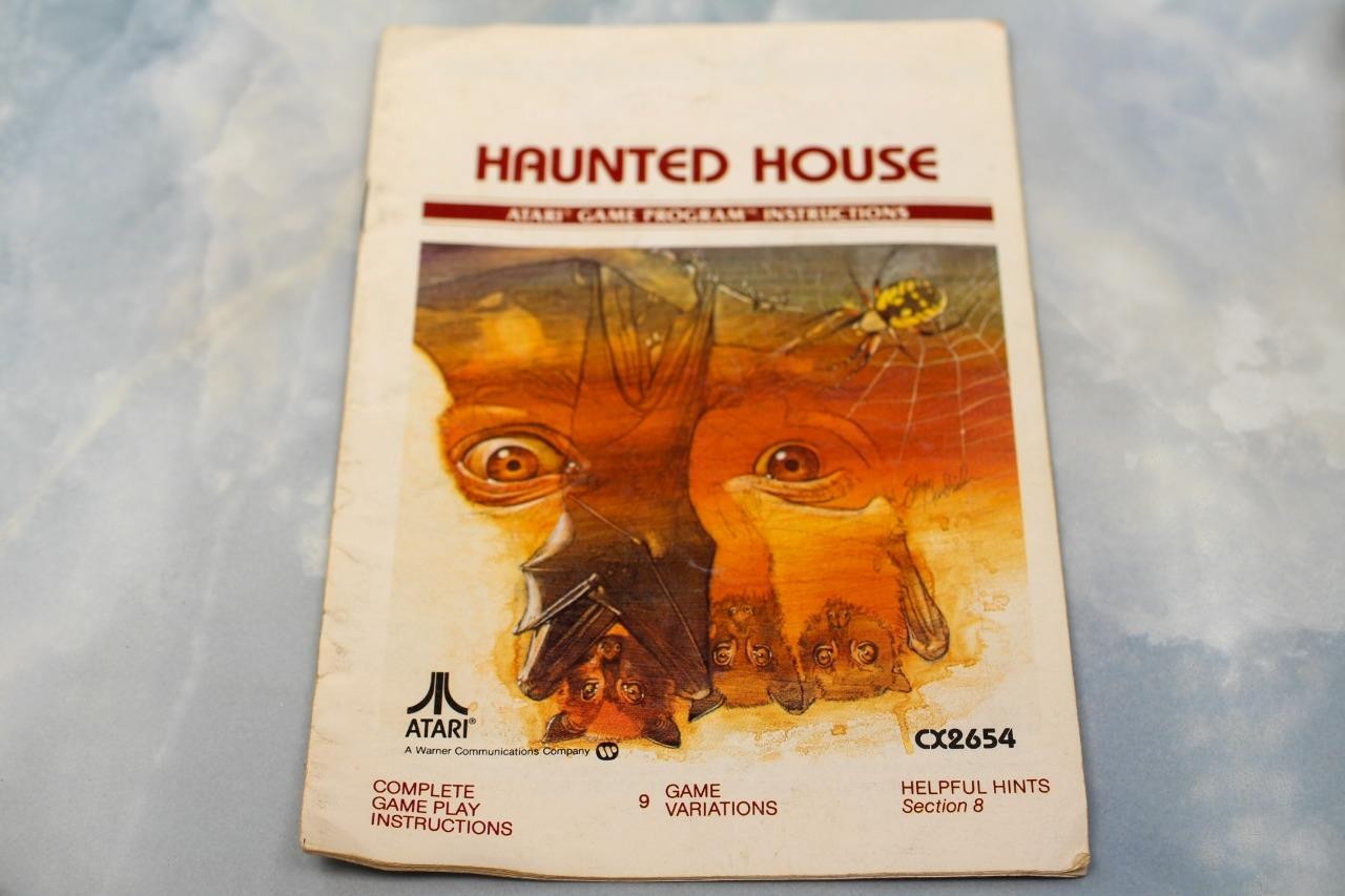 NO GAME- HAUNTED HOUSE  Instruction Book Manual ATARI 2600