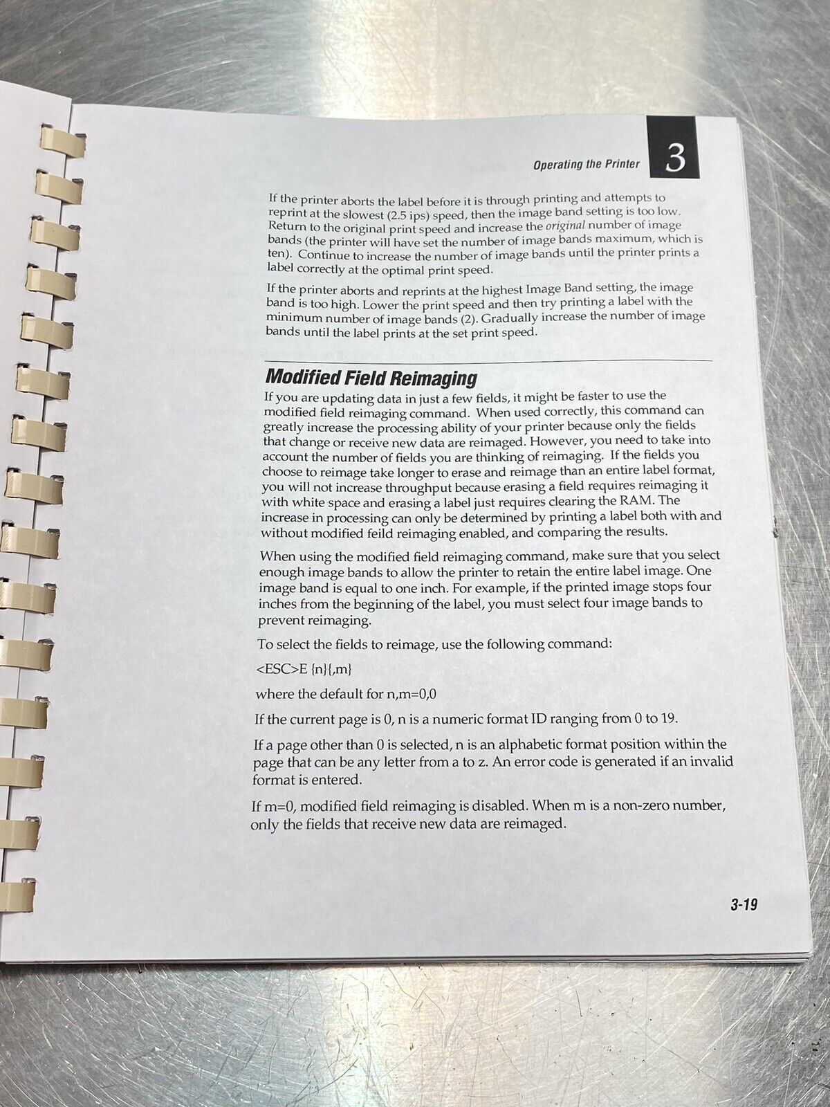 Intermec 4100 Bar Code Label Printer - Users Guide /Service Manual / Book