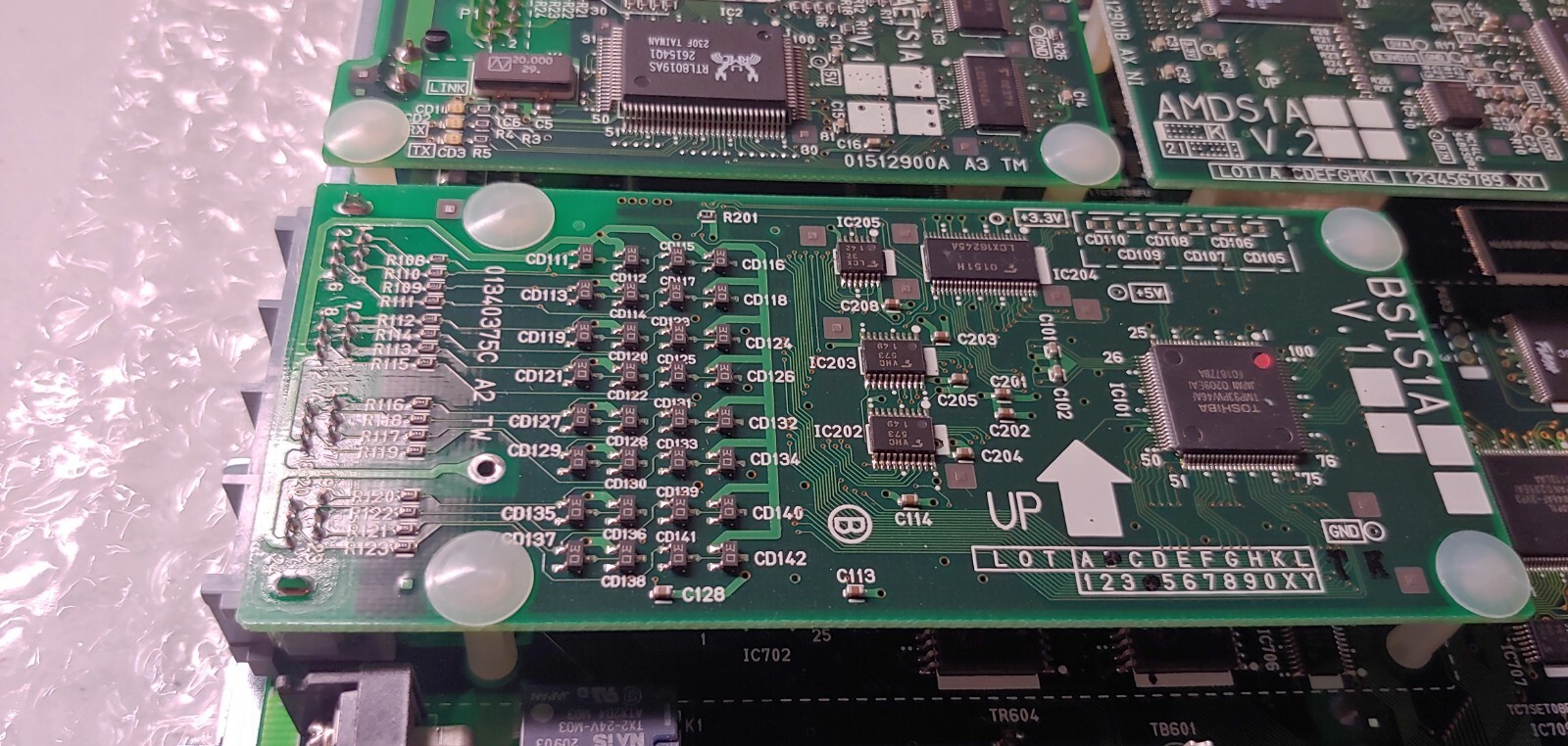 Toshiba ACTU1A Processor Board w/ AETS1A, AMDS1A, BSIS1A & ARCS1A