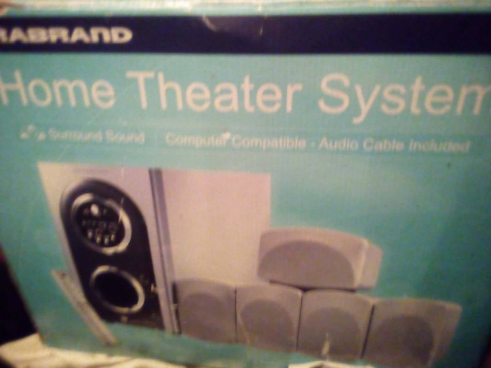 Durabrand HT-3915 Surround Sound Wired Silver Home Theater Speaker System