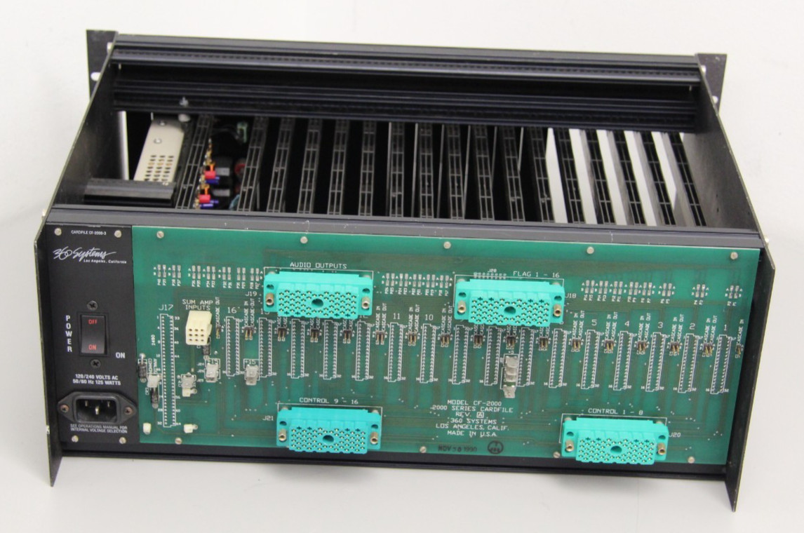 Vintage 360 Systems Permanent Playback 2000 Series Rack With Power Supply