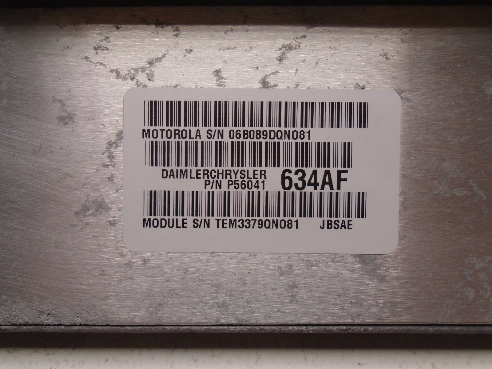 '00 '01 Jeep Cherokee ECU ECM computer 4.0 liter P56041634AF