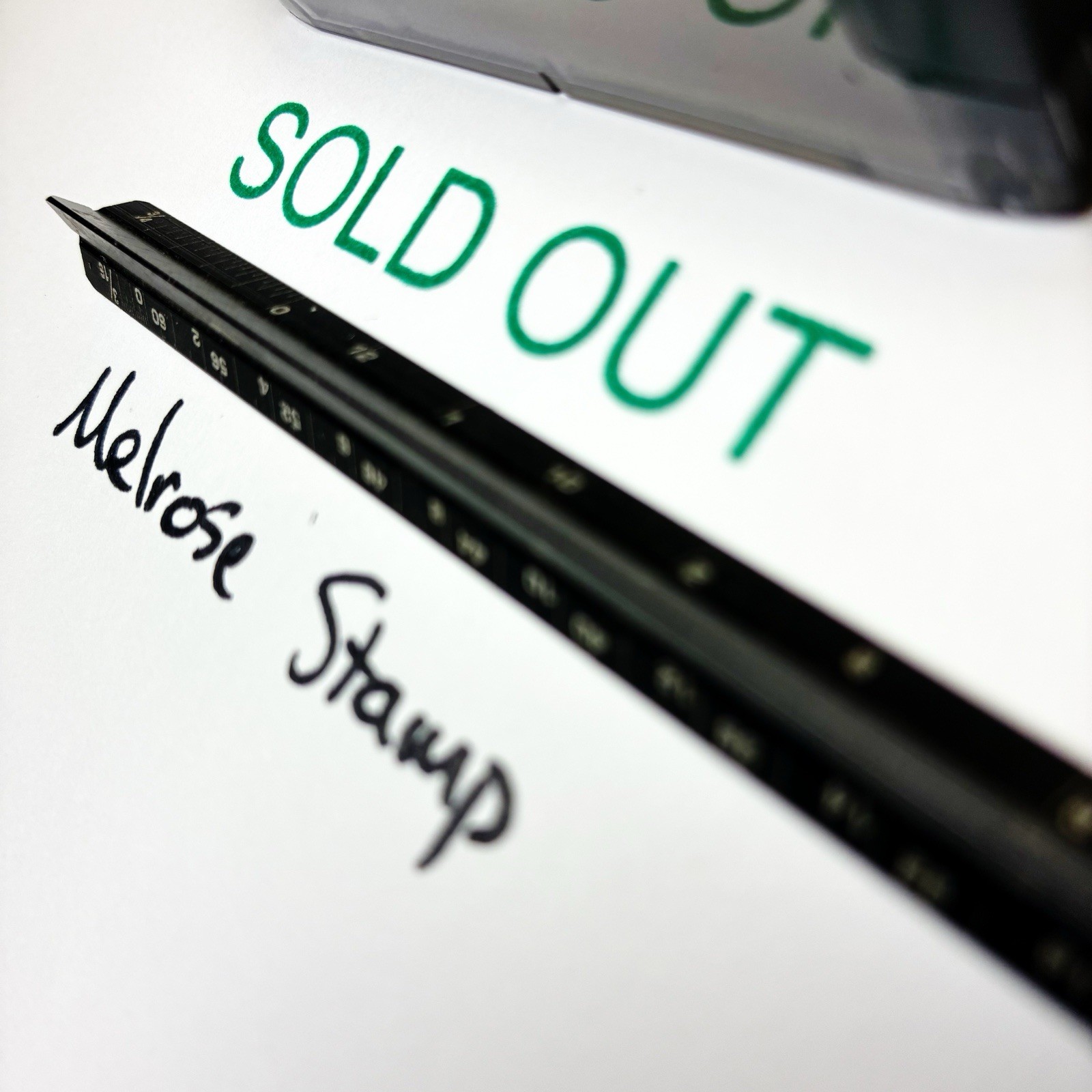 Sold Out Rubber Stamp Green Ink Self Inking Ideal 4913