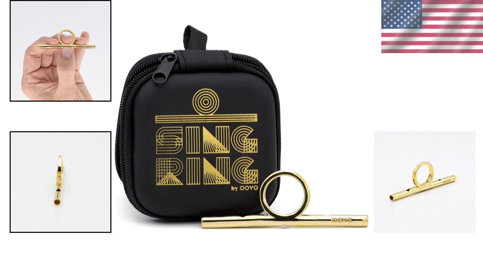 Compact Vocal Training Tool - Sing Ring with 4 Resistance