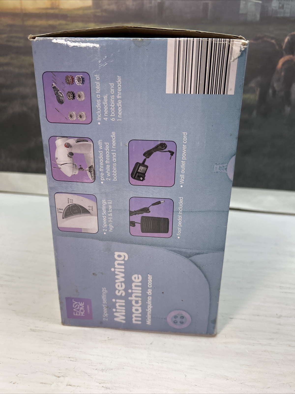 (Z). EASY HOME SOLUTIONS MINI SEWING MACHINE