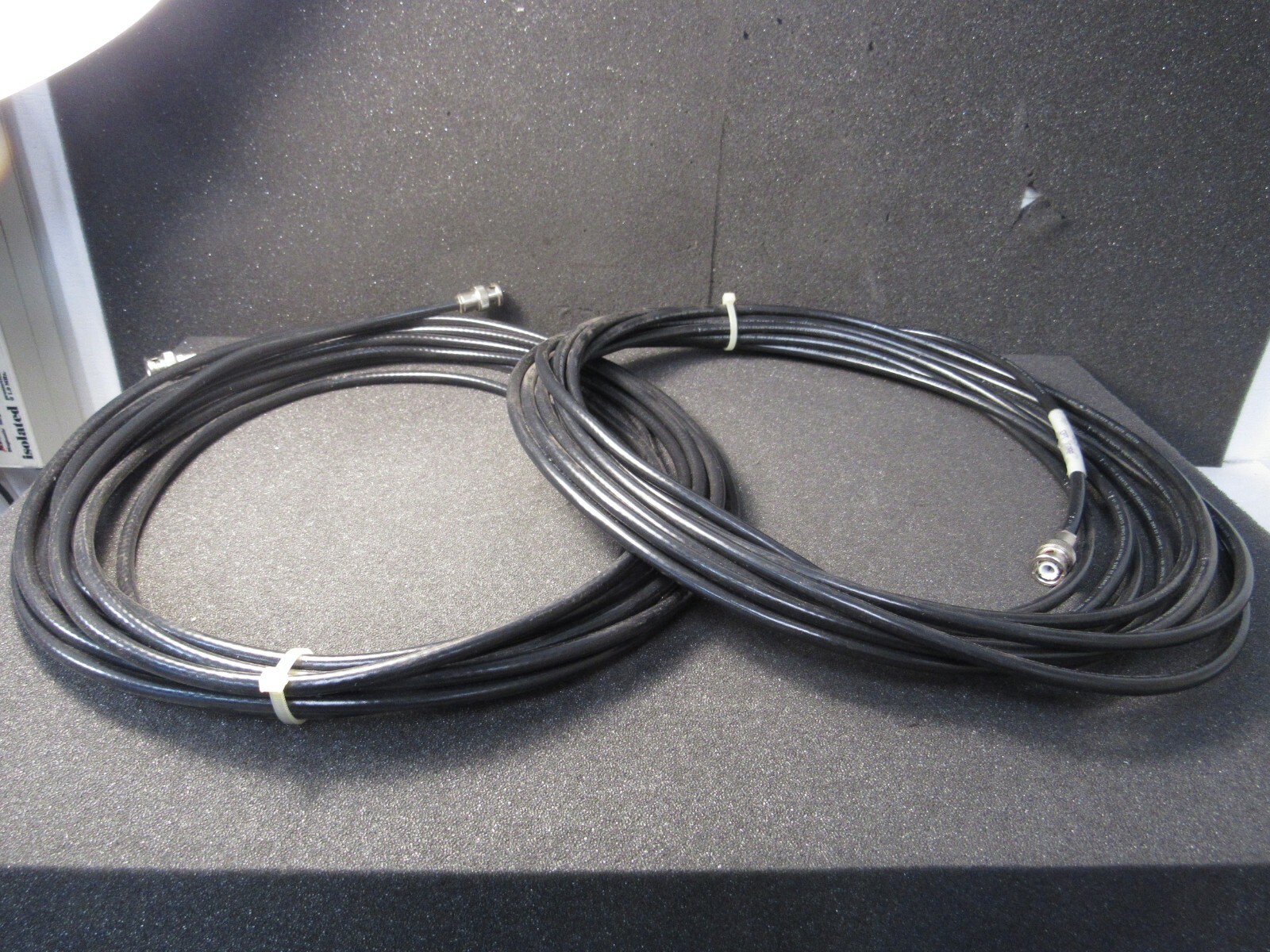 Belden 9269 RG-62A/U Cable 22AWG 931478-000 W/M-M BNC ENDS 25 Foot LOT OF 2