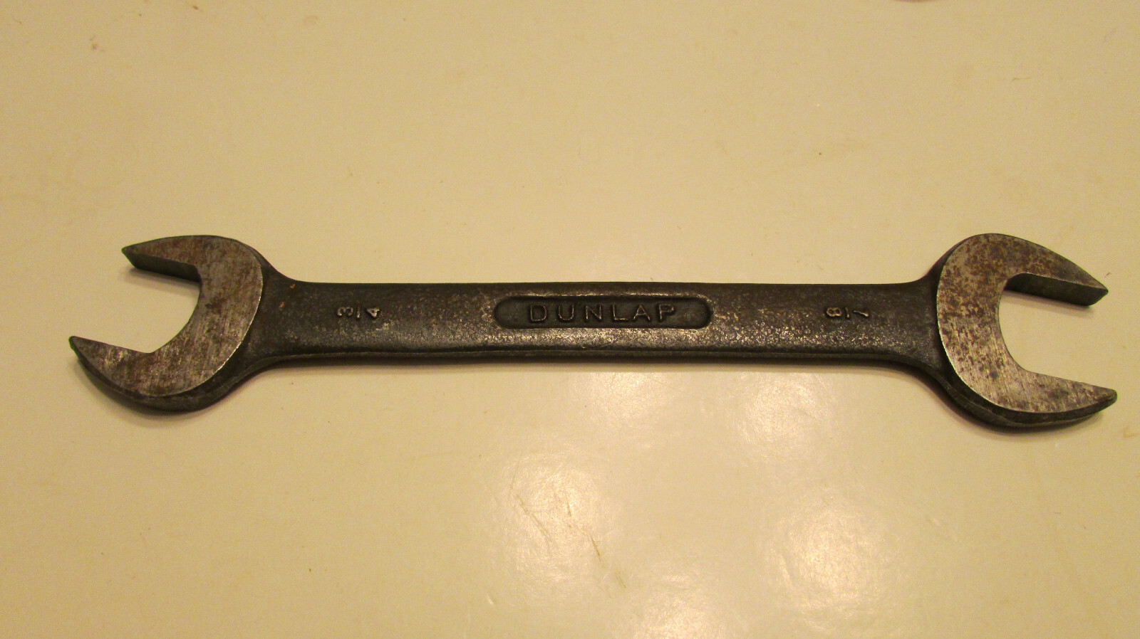 Vintage 1950's DUNLOP V 3/4"x7/8" Spanner Wrench Rolls Royce Bentley Triumph
