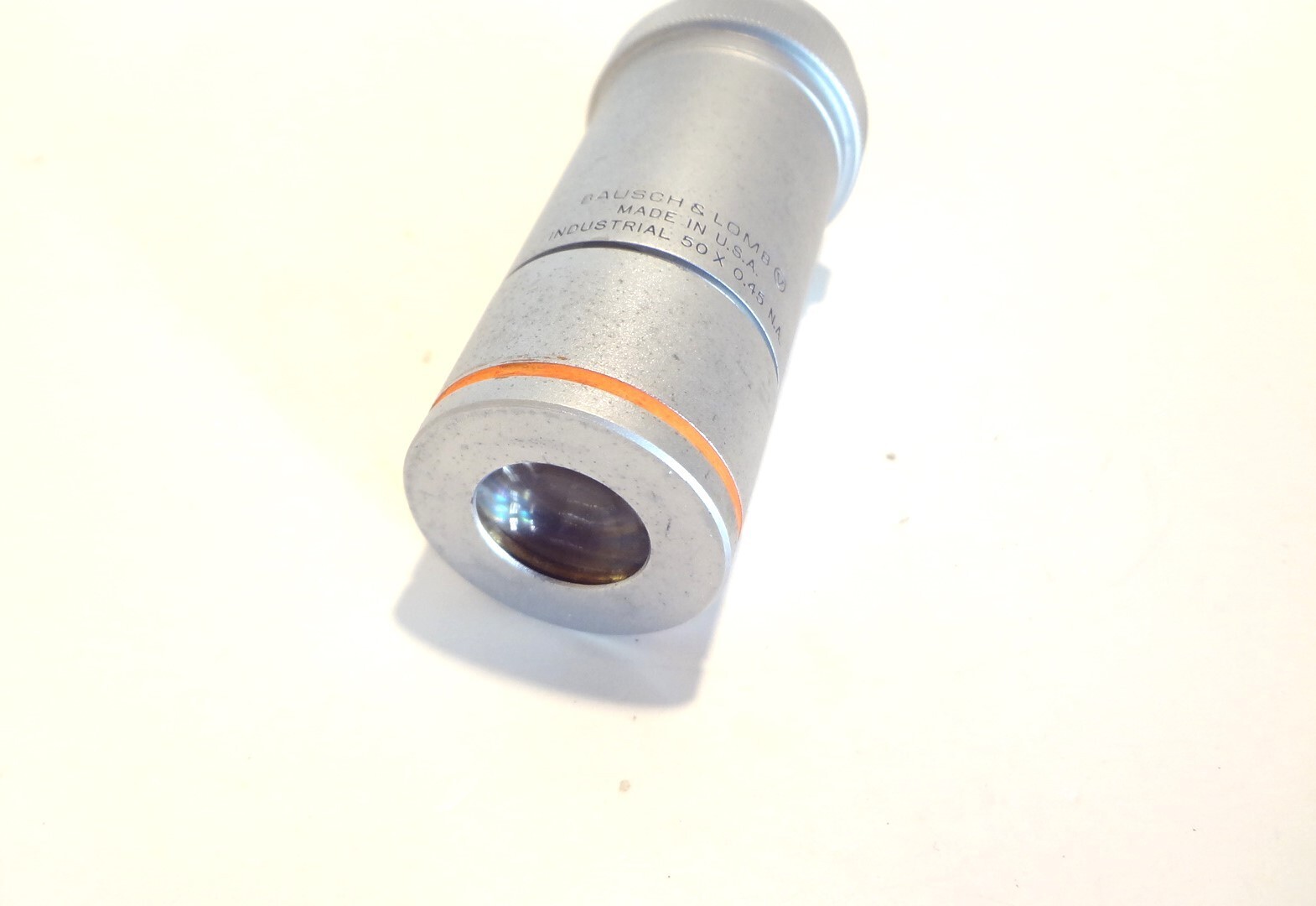 BAUSCH & LOMB INDUSTRIAL OBJECTIVE LENS 50X LONG WORKING DISTANCE **TESTED**