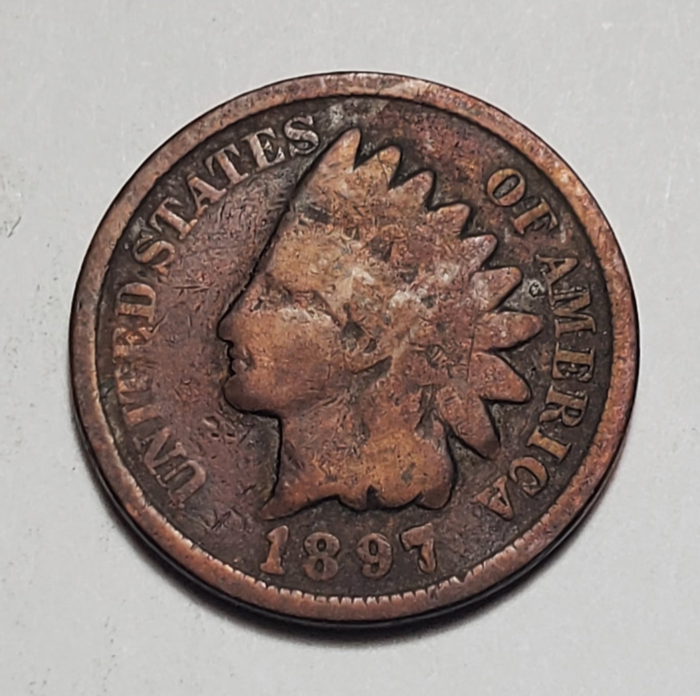 1897 INDIAN HEAD PENNY #P1643