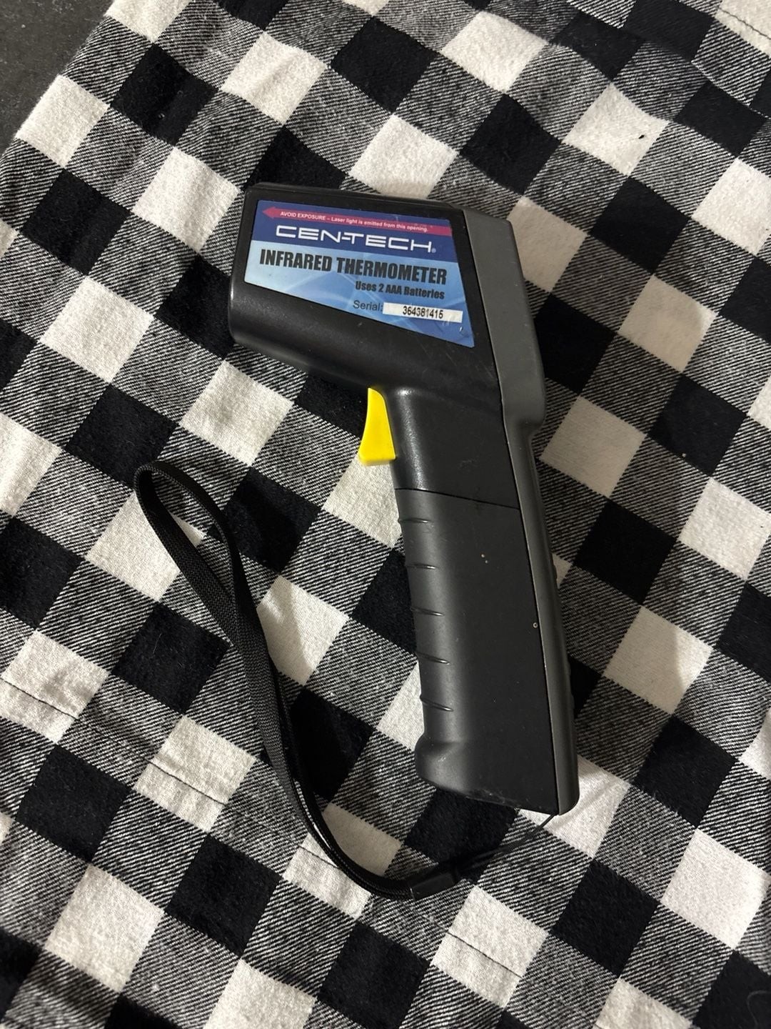 Cen-Tech Non-Contact Digital Infrared Thermometer with Laser Targeting