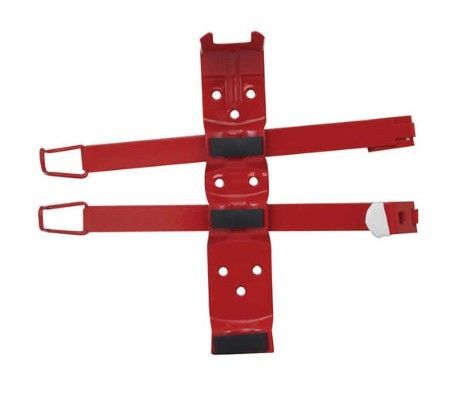 817S Amerex Fire Extinguisher Bracket Steel 11" Long Red