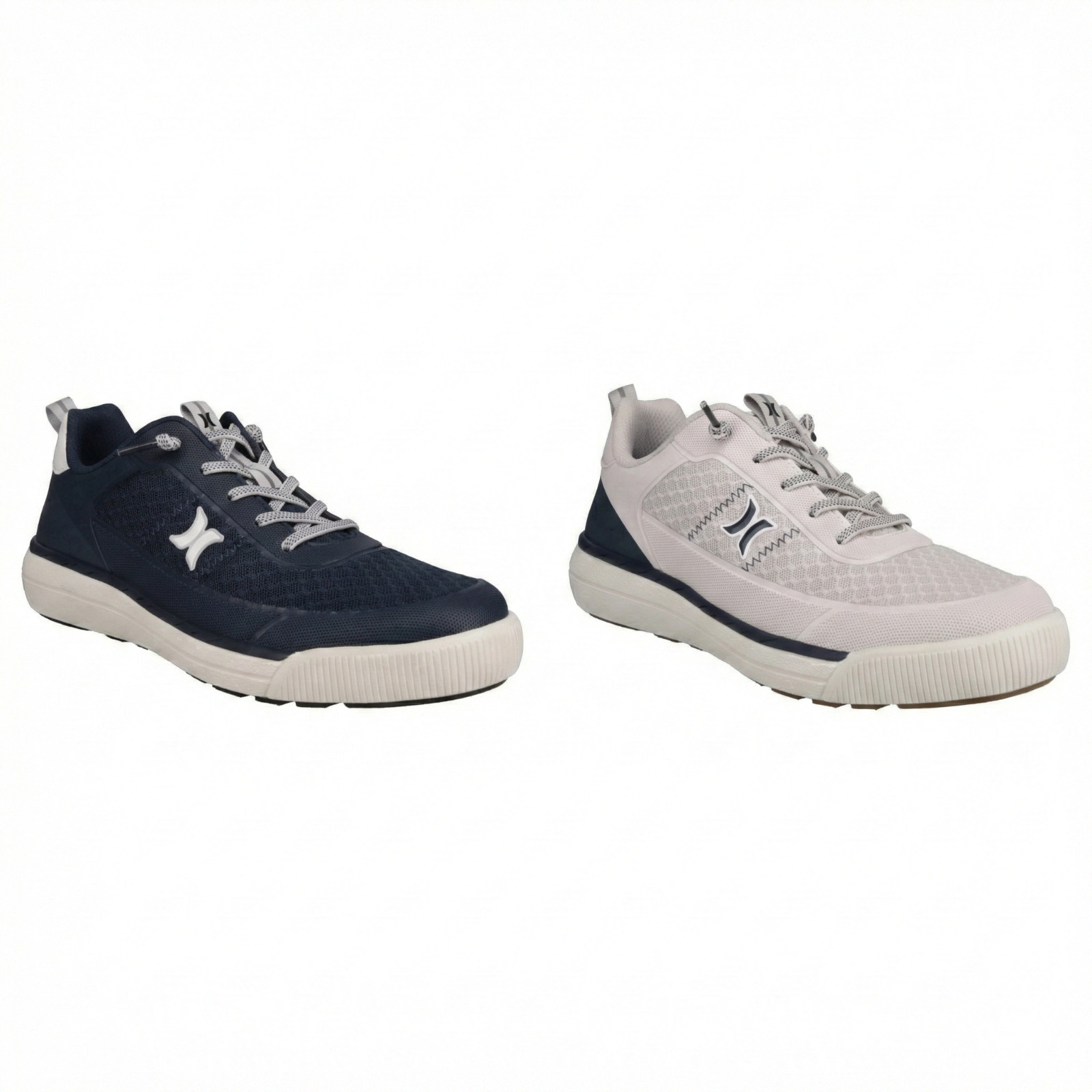 Hurley Men's Shoes Casual Sneakers Memory Foam Insole Lightweight Navy Gray New