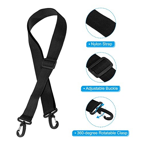 Ski Boot Carrier Strap, Snowboard Boots Carrying Strap Adjustable 3.8cm Black