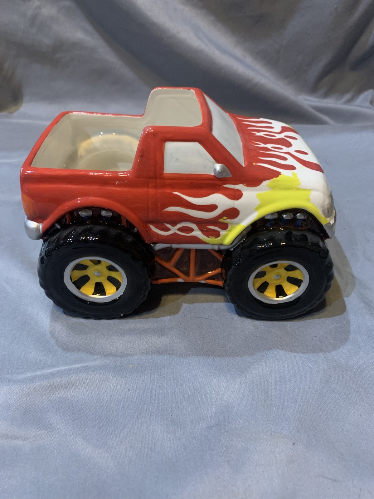 Napco Ceramic Open Bed Red MonsterTruck Planter. Perfect for Cactus  Succulents