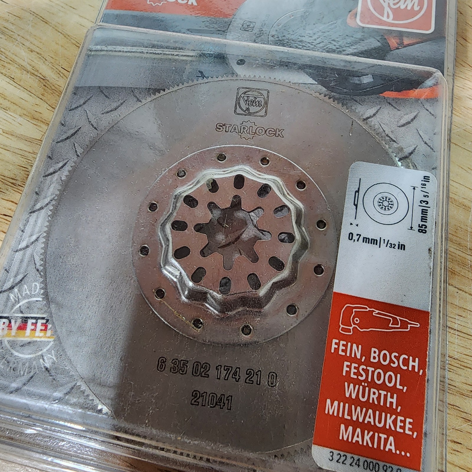 FEIN Multi Tool Blade Attachment 63502174210