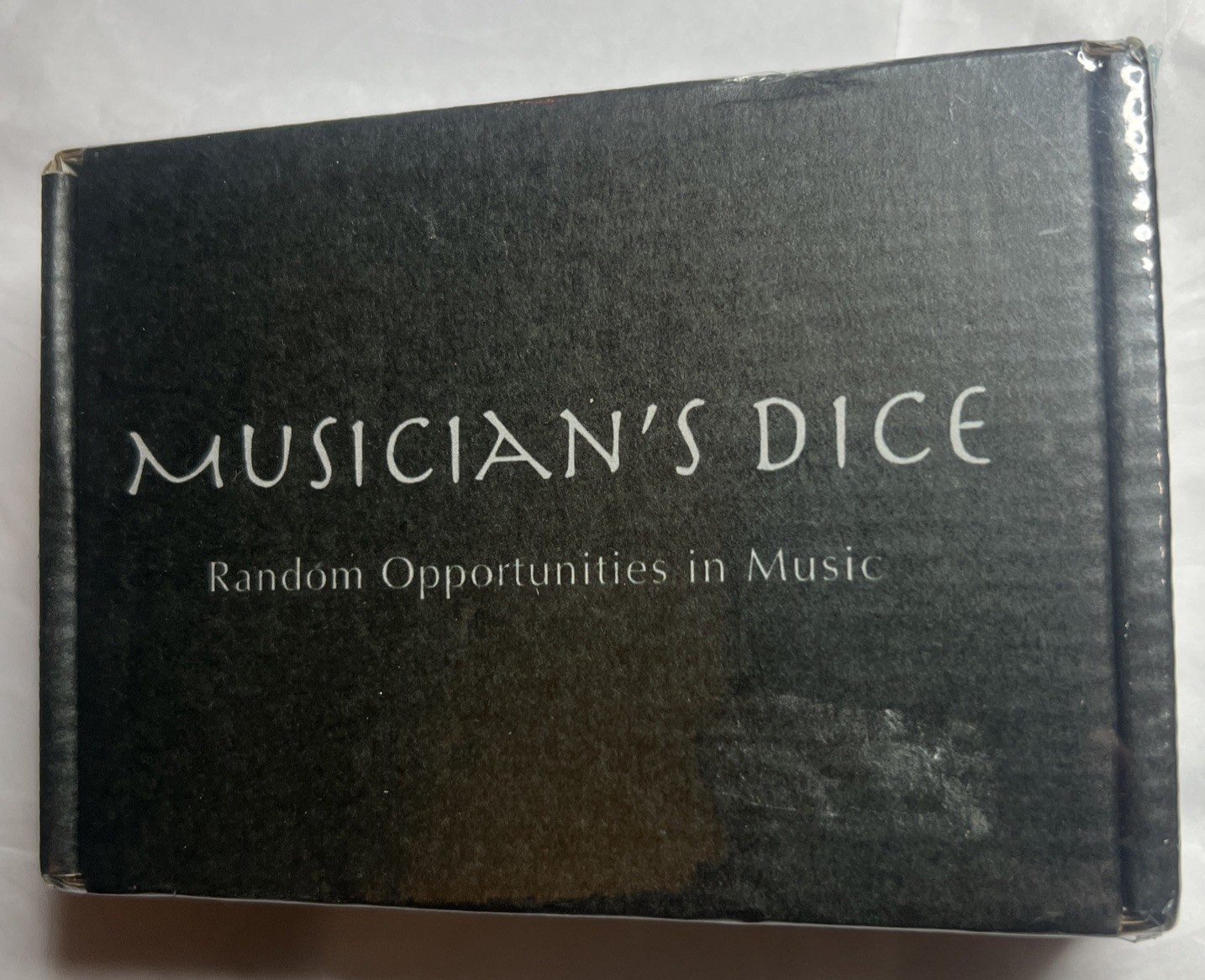 New! Musician's Dice Song Writing Teaching Tool Improv Learning Aid w/ Pouch