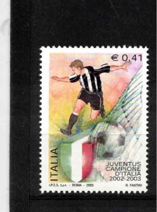 S42336 Italy MNH 2003 Juventus Football Champ 1V