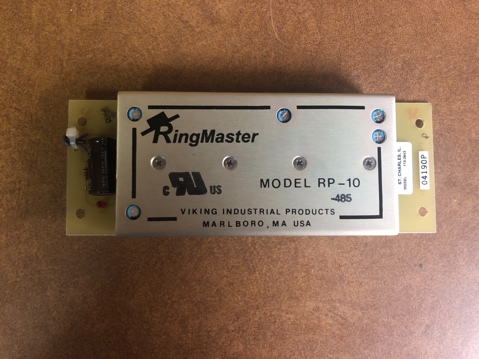 Dukane 110-3543 Starcall RSM Ringer Supply Module