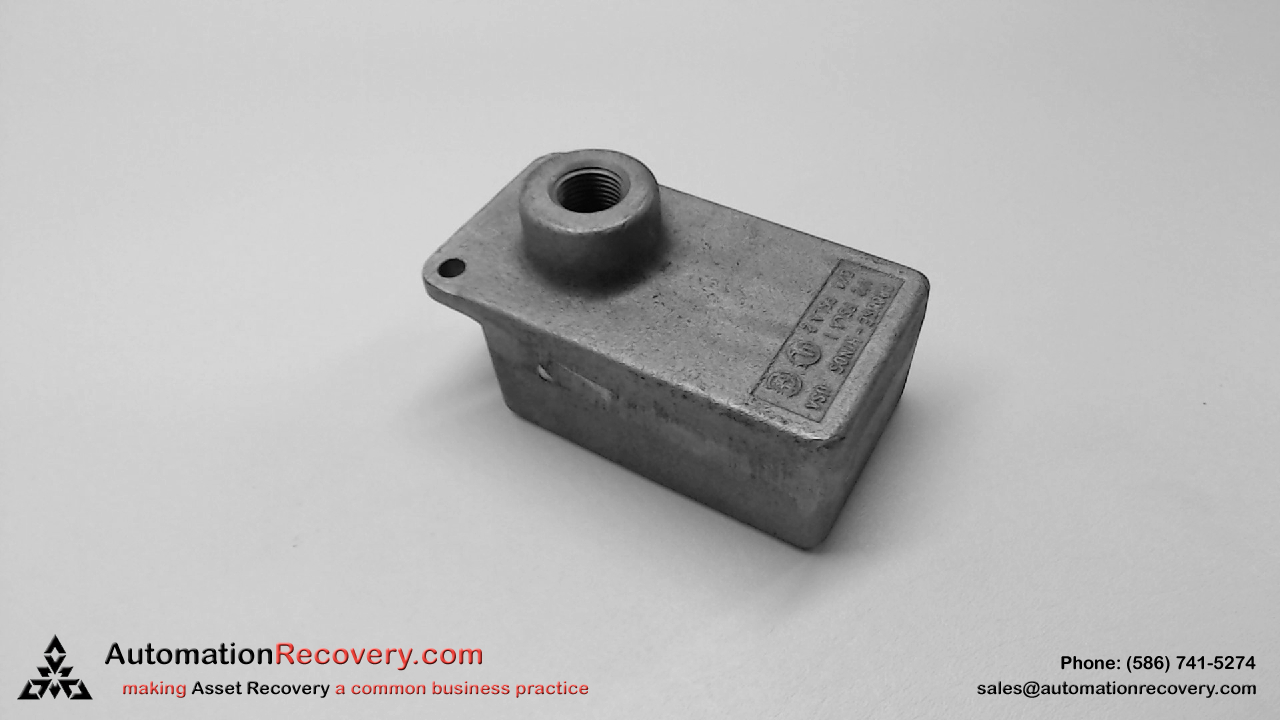 CROUSE-HINDS FSLA1 CAST BOX, REAR HOLE, 1/2" NPT #120292