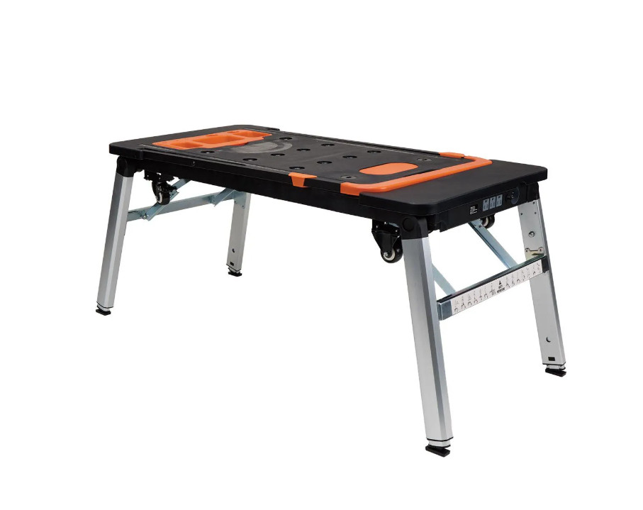 TLGREEN Multifunctional Folding Work Table, 7 in 1 Work Benches for Garage