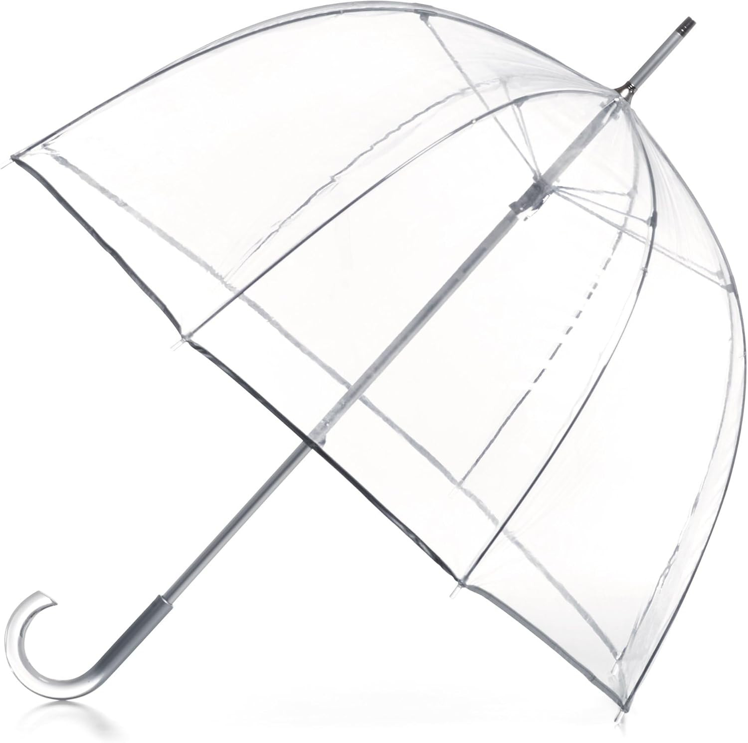 Adult Clear Bubble Umbrella with Dome Canopy and Lightweight Wind and Rain Prote