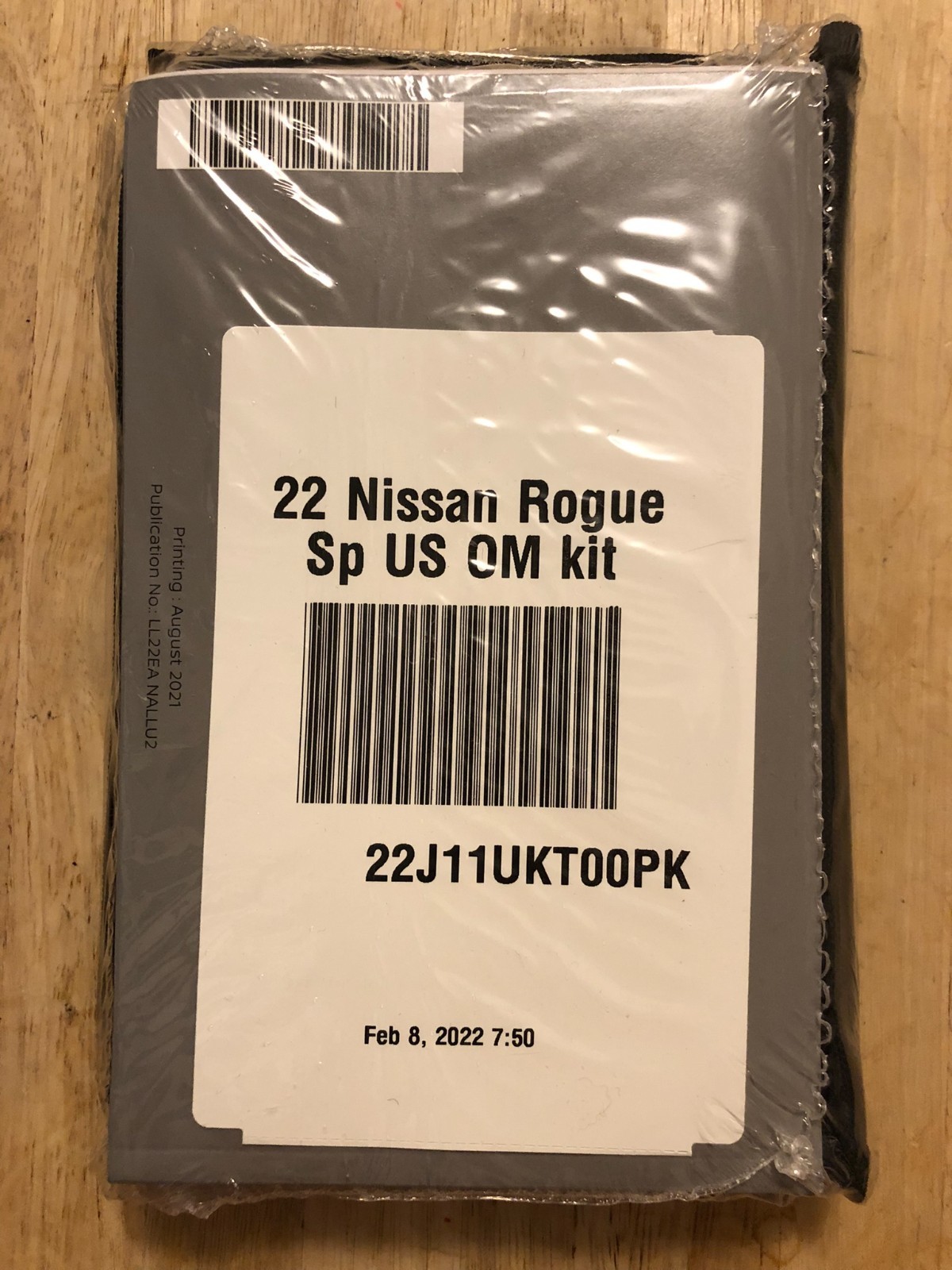Brand New Sealed For 2017-2022 Nissan Rogue Sport Owner Manual pack 22J11UKT00PK