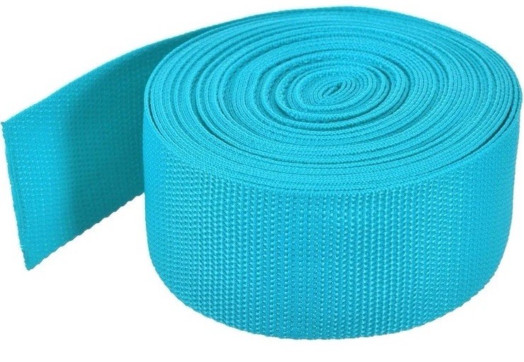 Lightweight Polypropylene Webbing Strap 2" 10 Yard Backpack Aquamarine Blue New