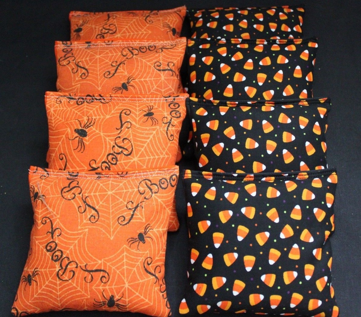 Creepy Spiders and Candy Corn  8  ACA Regulation Cornhole Halloween party bags