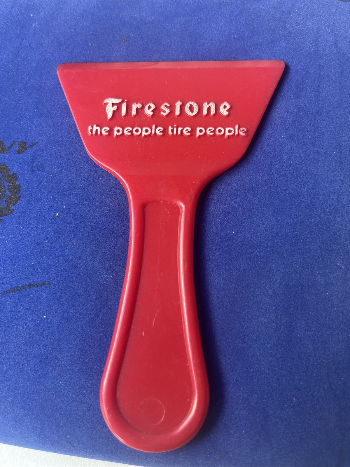 VINTAGE FIRESTONE ICE WINDSHIELD SCRAPER TOOL (L)
