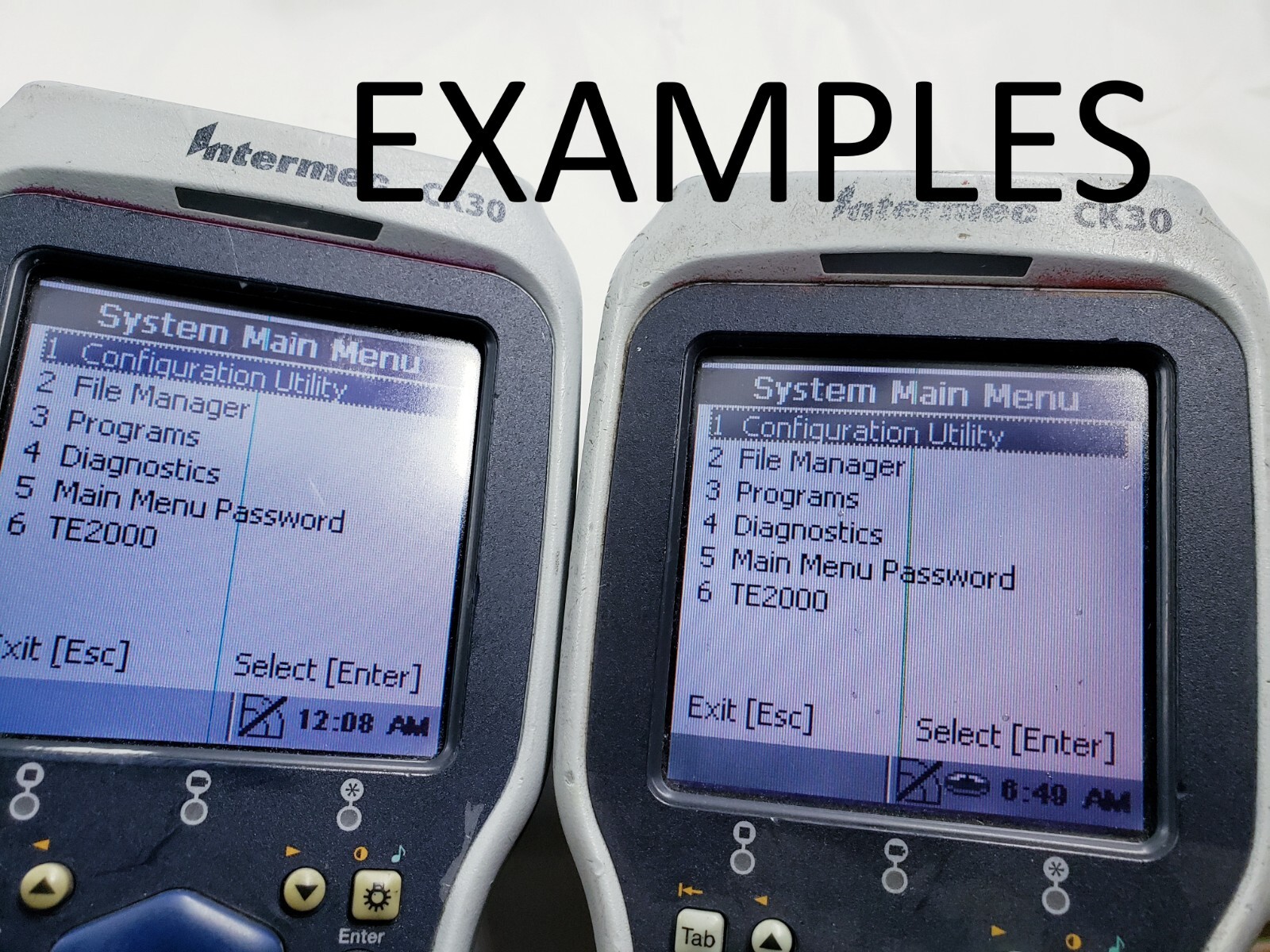 Intermec CK30 Color LCD Mobile Computer Laser Barcode Scanner AS IS