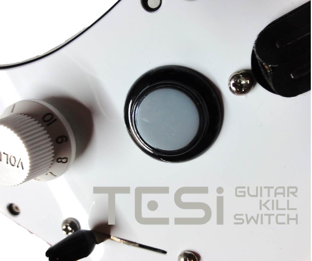 Tesi DITO Snap-in 24MM Guitar Arcade Button Kill Switch Translucent Black