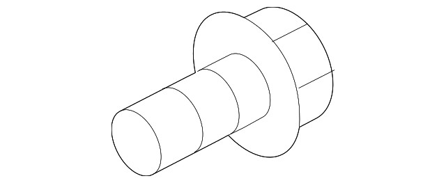 Genuine Mitsubishi Fan Shroud Screw MUA00008