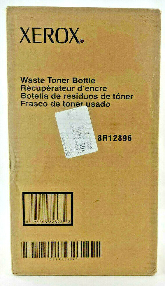 Xerox 8R12896 Waste Toner Bottle Brand New Genuine OEM Free Shipping