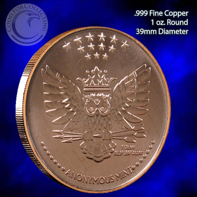 "Memento Mori" 1 oz .999 Copper Round