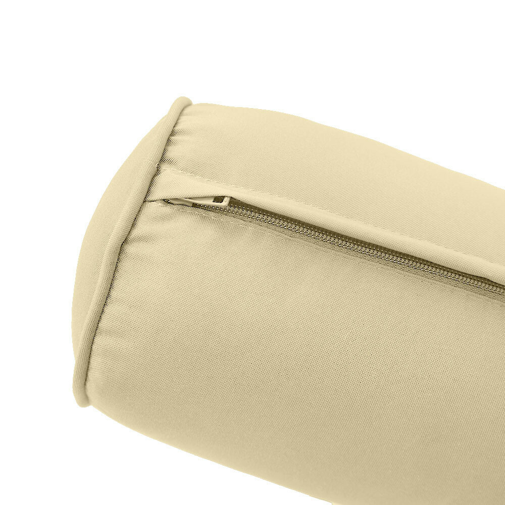 |COVER ONLY| Style 3 Crib Piped Trim Daybed Mattress Bolster Pillow Covers AD103