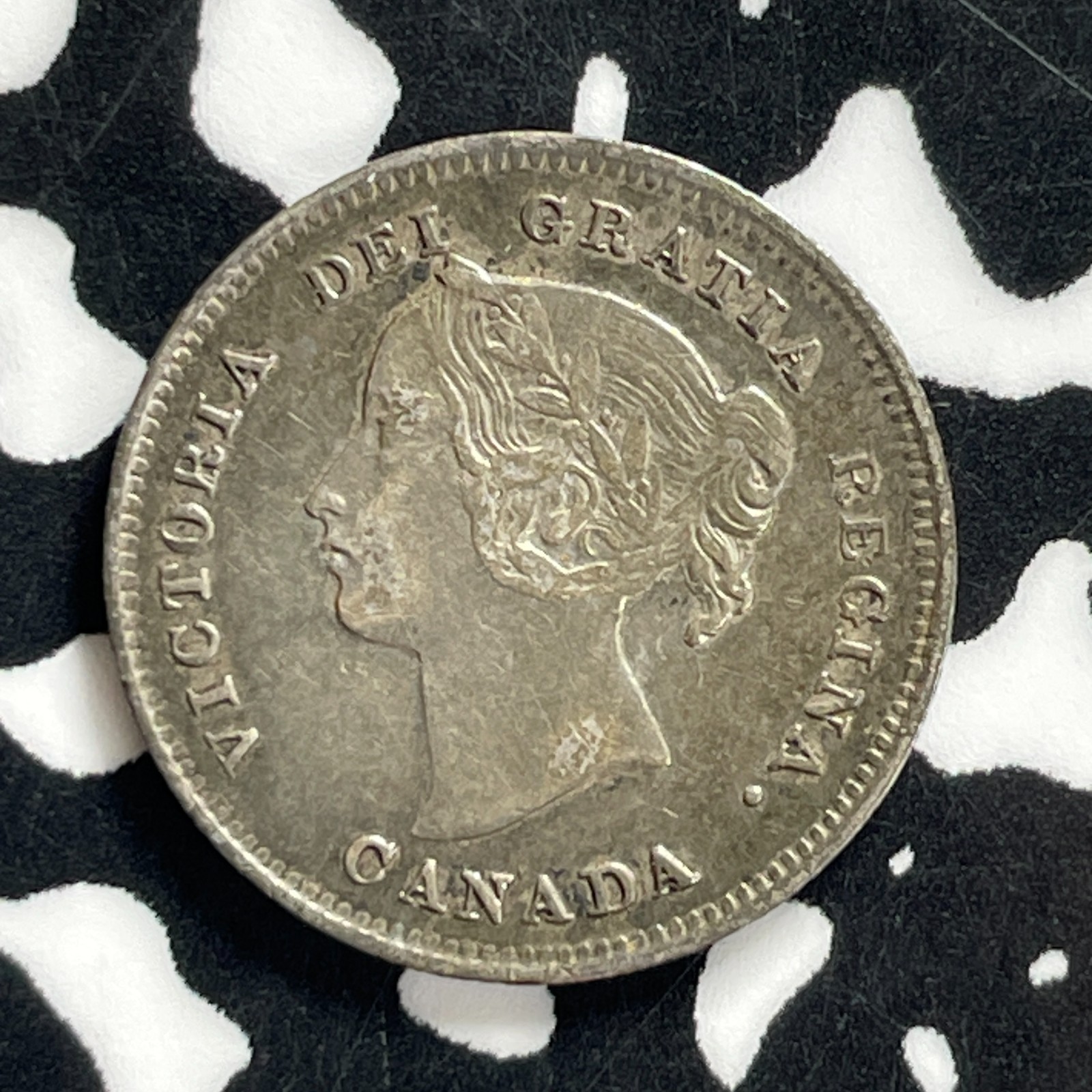 1899 Canada 5 Cents Lot#C2576 Silver! Nice!