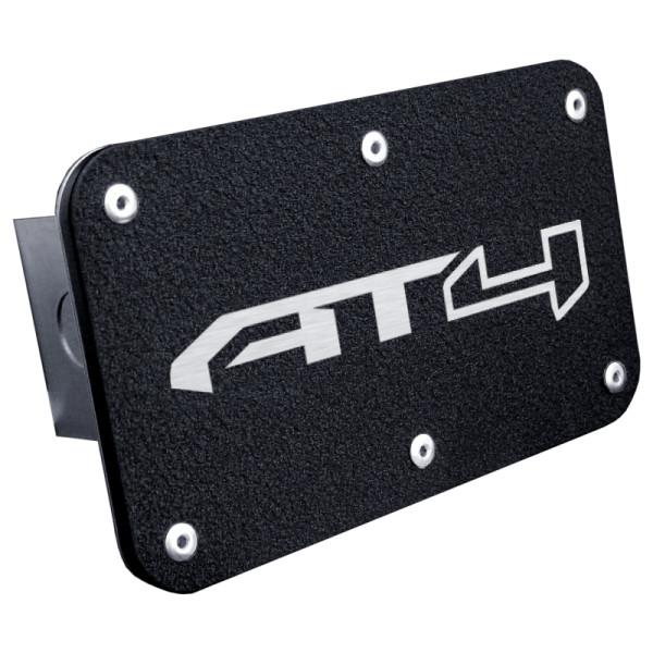 GMC AT4 Trailer Class III Rugged Black Hitch Plug Cover Official Licensed