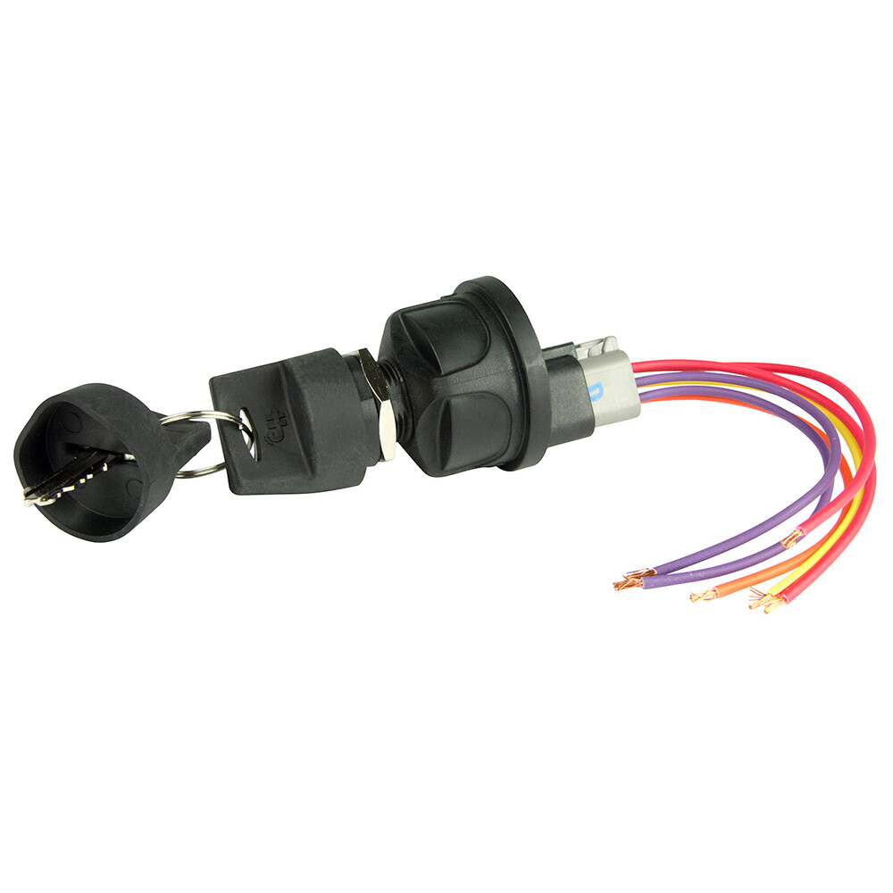 BEP 4-Position Sealed Nylon Ignition Switch - Accessory/OFF/Ignition  Accessory