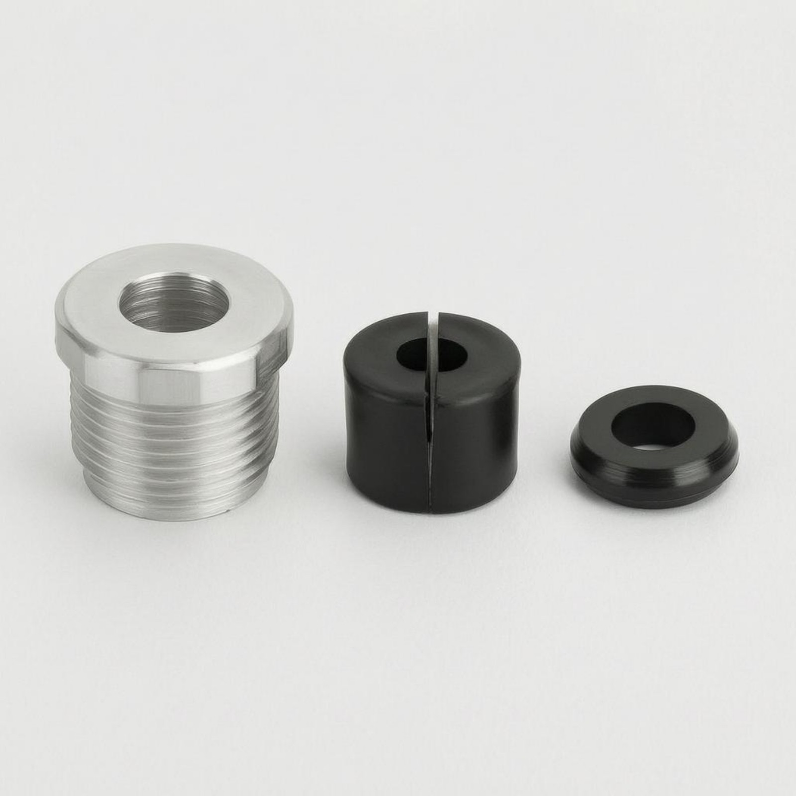 Wire Fastener Nut Kit Silver Threaded Nut Kit Shiny Shiny Finish